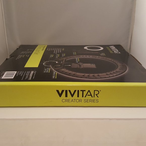 🛑Sold🛑 18" Ring Light Set  Remote Full Spectrum White VIVITAR Creator Ser - Picture 5 of 8